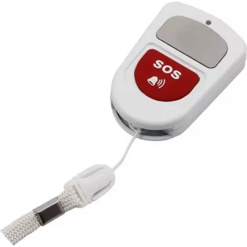 Olympia 5912 telecomando RF sem fios, porta-chaves de 4 botões, branco