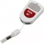 Olympia 5912 telecomando RF sem fios, porta-chaves de 4 botões, branco