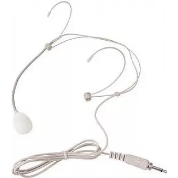 Omnitronic 13063221 Auscultadores de arco com fio para palco/estúdio, branco