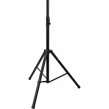 OMNITRONIC LCK-2 Suporte de coluna para altifalantes, ajustável em altura 100-180 cm, carga máx. 30 kg, flange 35 mm, aço, Preto 60004186