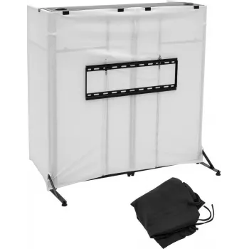 OMNITRONIC suporte DJ móvel DJTV-1 com cobertura 32000003