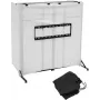 OMNITRONIC suporte DJ móvel DJTV-1 com cobertura 32000003