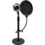 OMNITRONIC MSP-1 suporte de microfone com aranha e pop filter 60006024
