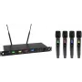 OMNITRONIC UHF-604 sistema de microfone sem fios UHF de 4 canais 520-554 MHz 13063605