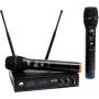 Sistema de microfone sem fios OMNITRONIC UHF E-FLEX 2 de duplo canal, 823-832/863-865 MHz 13063370