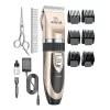 Máquina de cortar cabelo / tosquiadora Oneisall P2 + tesoura + conjunto de pentes (dourado)