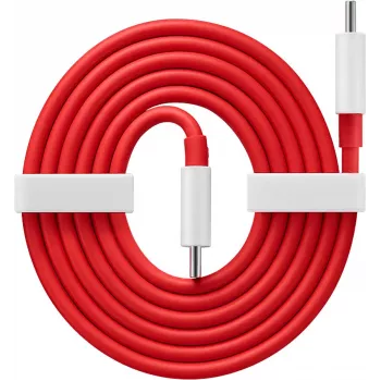 Cabo OnePlus Warp Charge Type-C para Type-C 150cm vermelho (5481100048)