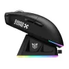 ONIKUMA DM07 rato gaming RGB, com fio/sem fios 2,4G, PAW3311, 24000 DPI, 1000 Hz, 500 mAh, preto