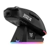 ONIKUMA DM07 rato gaming RGB, com fio/sem fios 2,4G, PAW3311, 24000 DPI, 1000 Hz, 500 mAh, preto