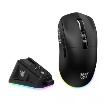 ONIKUMA DM07 rato gaming RGB preto 6400 DPI com fio ótico 7 botões