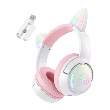 ONIKUMA GT838 headset gaming rosa