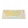 ONIKUMA MT707 teclado gaming (amarelo) - mecânico, interruptores Outemu Blue, retroiluminação RGB, formato completo, USB com fios