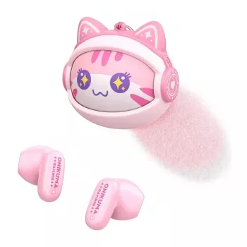 Auscultadores Bluetooth TWS ONIKUMA TX603 rosa
