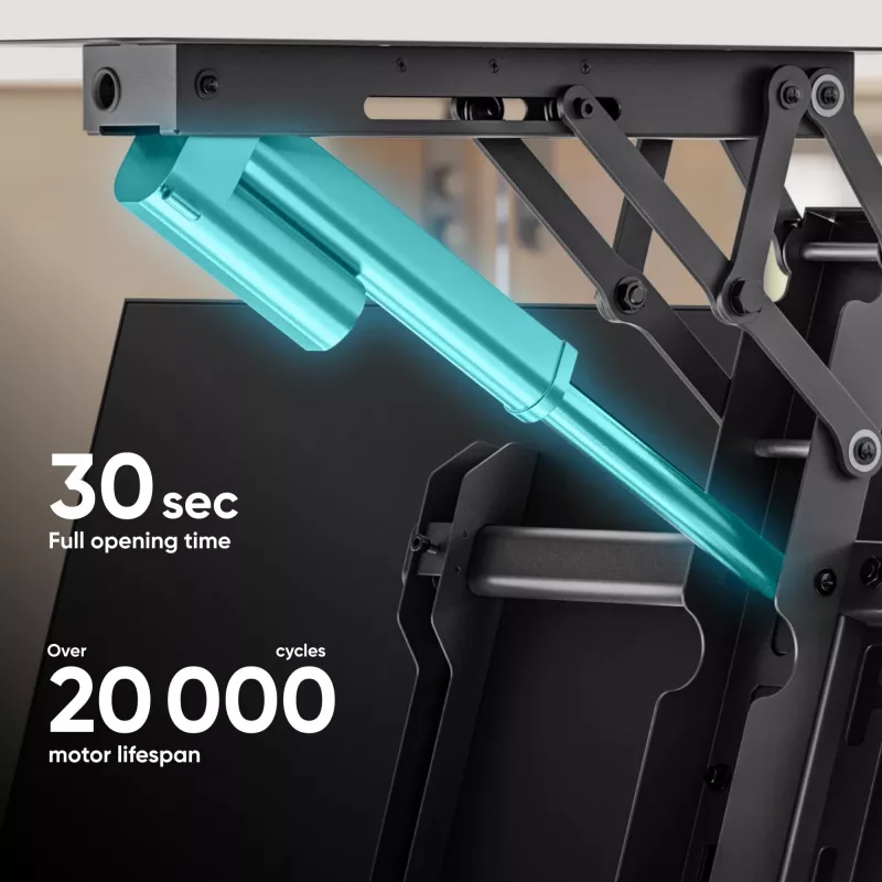 ONKRON N3LE-B Suporte de teto para TVs de 50-75 polegadas, preto