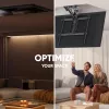 ONKRON N3LE-B Suporte de teto para TVs de 50-75 polegadas, preto