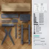 ONKRON TS1571-G Suporte de TV móvel para 32-75 polegadas, grafite