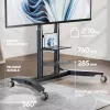 ONKRON TS1871-G suporte de TV móvel 55-90 polegadas, grafite
