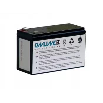 Online USV bateria de substituição para YUNTO 800 (12V 9Ah, VRLA AGM)