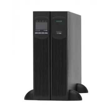 ONLINE USV XANTO 6000 UPS - 6000 VA / 5400 W - Dupla conversão online - Rack/Torre 3U - 2x C19, 4x C13, barra de terminais - USB, RS-232, slot inteligente