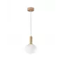 Opalla Candeeiro suspenso 30W E27 30cm vidro opalino