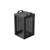 Open Rack 10 9U 280x300 preto montagem na parede estrutura aberta
