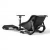 Cockpit de corrida Oplite 104317 NitroKart V2 – estrutura de sim racing em aço preto com banco tipo balde ajustável
