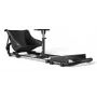 Cockpit de corrida Oplite 104317 NitroKart V2 – estrutura de sim racing em aço preto com banco tipo balde ajustável