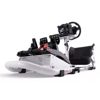 Oplite 104318 Racing Cockpit – chassis de sim-racing com suportes ajustáveis para volante e pedais