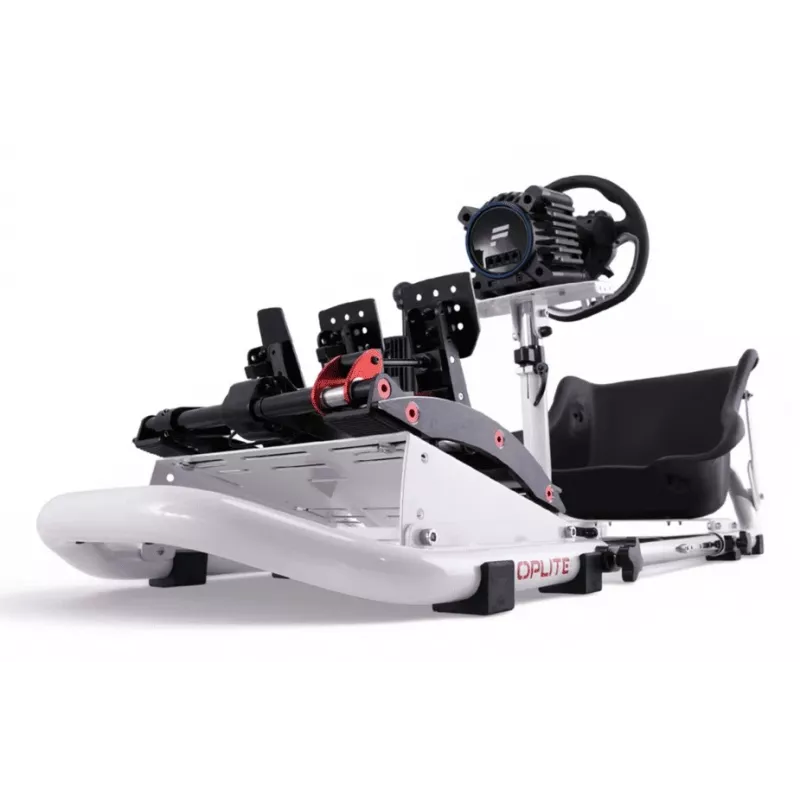 Oplite 104318 Racing Cockpit – chassis de sim-racing com suportes ajustáveis para volante e pedais