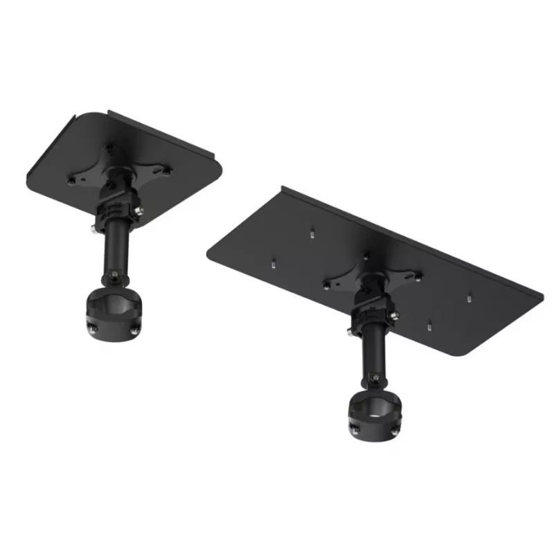 Prateleira para teclado e rato OPLite R8/S8 Cockpit - aço preto, ajustável, montagem lateral