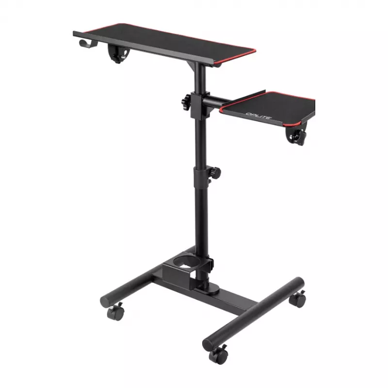 OPLITE suporte universal com rodas para teclado e rato – carrinho móvel para estação de trabalho