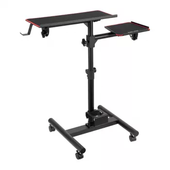 OPLITE suporte universal com rodas para teclado e rato – carrinho móvel para estação de trabalho