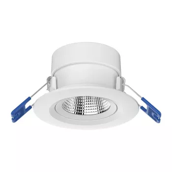 OPPLE Chiara Foco LED de Teto Embutir 9W 675lm Branco Quente 2700K Regulável TRIAC, Branco