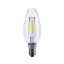 Lâmpada LED de vela filamento OPPLE 4-40W/827 E14 470lm transparente 2700K branco quente