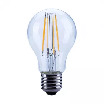 Lâmpada LED filamento OPPLE A60 E27 7W 806lm regulável branco quente vidro transparente