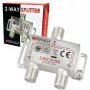 OPTICUM ANT0041 distribuidor de sinal de TV satélite e terrestre de 2 vias, 5-2400 MHz, tipo F, passagem DC