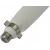 Opticum Cabo plano de passagem de janela conector fêmea F para conector fêmea F 25 cm branco
