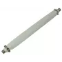 Opticum Cabo plano de passagem de janela conector fêmea F para conector fêmea F 25 cm branco