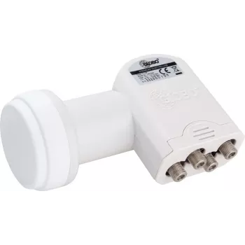 OPTICUM Globo Quattro LNB LRP-04H – 4 saídas, 10,7-12,75 GHz, figura de ruído 0,1 dB