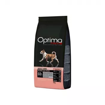 OPTIMANOVA Mono Dog Adult Mini Salmão e Batata - Alimento seco para cães - 2 kg