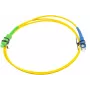 OPTIX Cabo de rede de fibra ótica monomodo SC/UPC para SC/APC simplex 1 m LSZH amarelo
