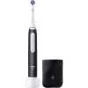 Escova de dentes elétrica Oral-B iO White Clean, preto/branco com estojo de viagem