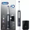 Escova de dentes elétrica Oral-B iO White Clean, preto/branco com estojo de viagem