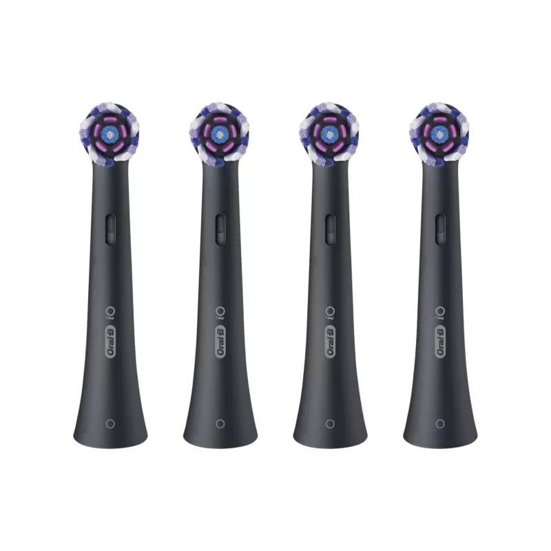 Oral-B iO Whitening Escovas de substituição pack de 4 (preto)