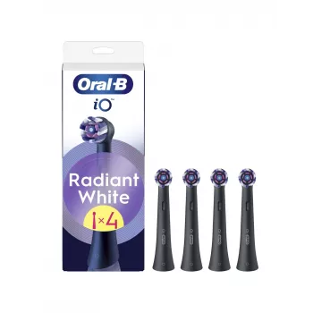 Oral-B iO Whitening Escovas de substituição pack de 4 (preto)