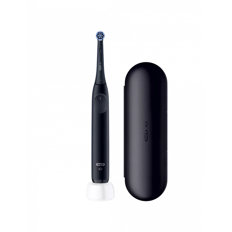 ORAL-B iO2 Night Black Escova de dentes elétrica com estojo de viagem