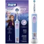 Oral-B Vitality PRO Kids Frozen escova de dentes elétrica para crianças, recarregável, 2 modos, 1 cabeça de escova, azul