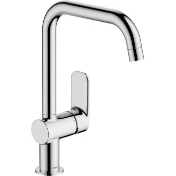 Oras Linea torneira de cozinha com chuveiro extensível, cromado