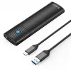 ORICO M.2 SATA Caixa para SSD USB-C 5Gbps Preto PWM2-BK-EP
