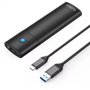 ORICO M.2 SATA Caixa para SSD USB-C 5Gbps Preto PWM2-BK-EP